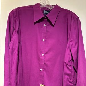 Chaps Classic, Long sleeve, no iron blouse